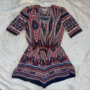 GB Bright Patterned Romper